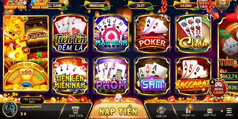 Tìm hiểu danh mục game bài tại Sao79