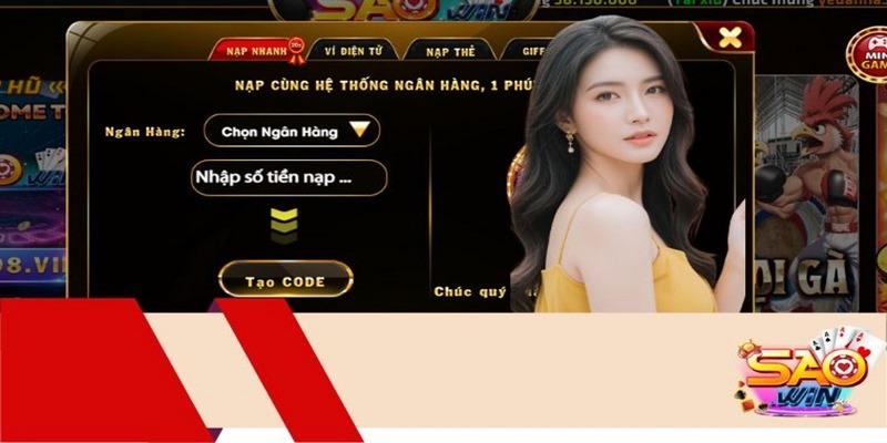 Hướng dẫn nạp tiền Sao79 bằng banking